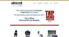 Desktop Screenshot of almont.com.br